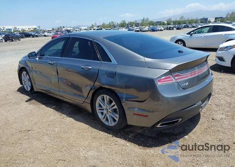 2014 Lincoln Mkz Hybrid из США, поврежденный, VIN 3LN6L2LU4ER802579